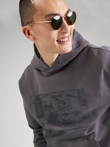 SCOTCH & SODA Sweatshirt 'JOE JONAS X SCOTCH SODA' in Grijs