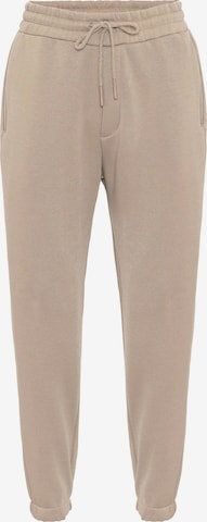 Antioch Tapered Housut värissä beige: etupuoli
