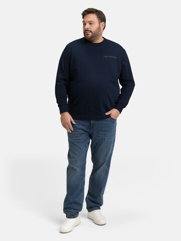 TOM TAILOR Men + Sweatshirt in Blau