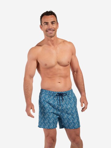 HOM Swimming shorts ' Beach Boxer Camaiore ' in Blue: front