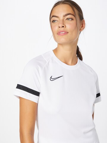 NIKE - Camiseta funcional 'Academy 21' en blanco