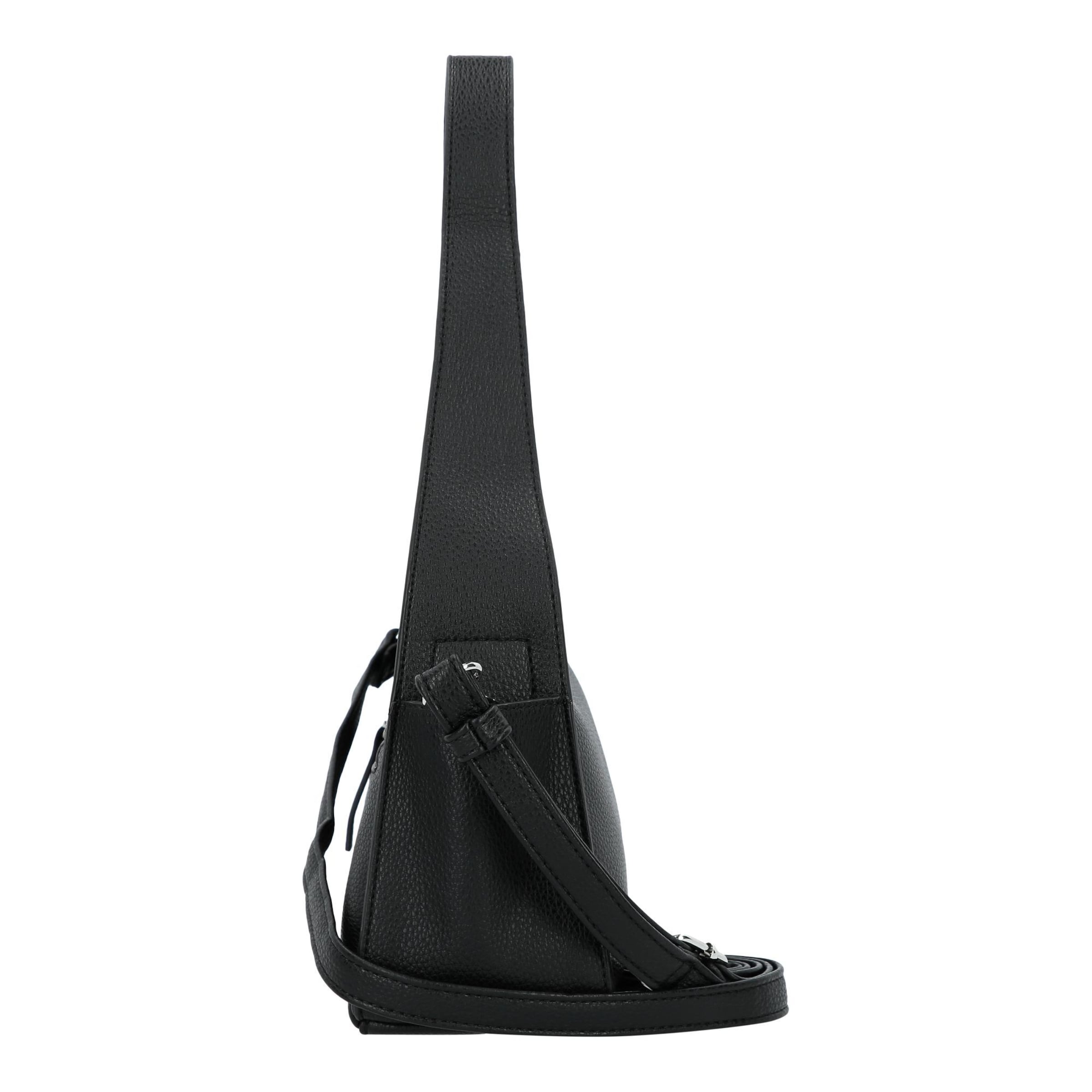 TOM TAILOR Shoulder Bag 'Rowan' in Black