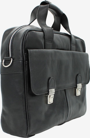 bupell Laptoptasche 'Clemente' in Schwarz: Vorderseite