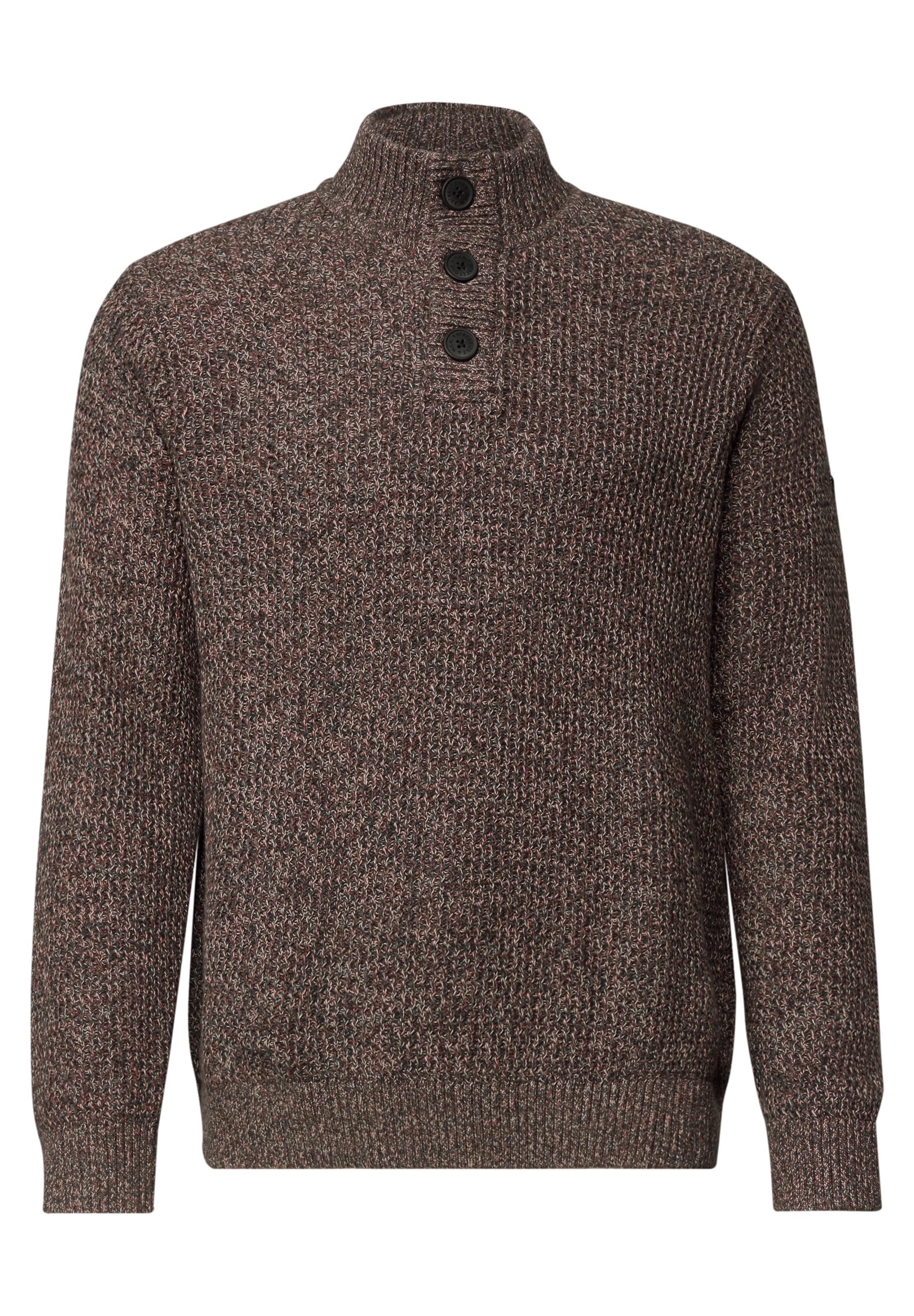 Street One MEN Sweater in Brown: front