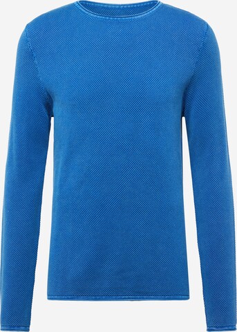 Pullover di QS in blu: frontale