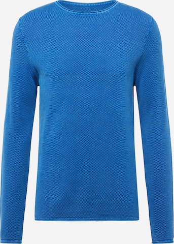 Pull-over QS en bleu : devant