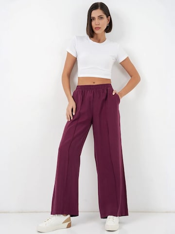 Bigdart Wide leg Pants in Red: front