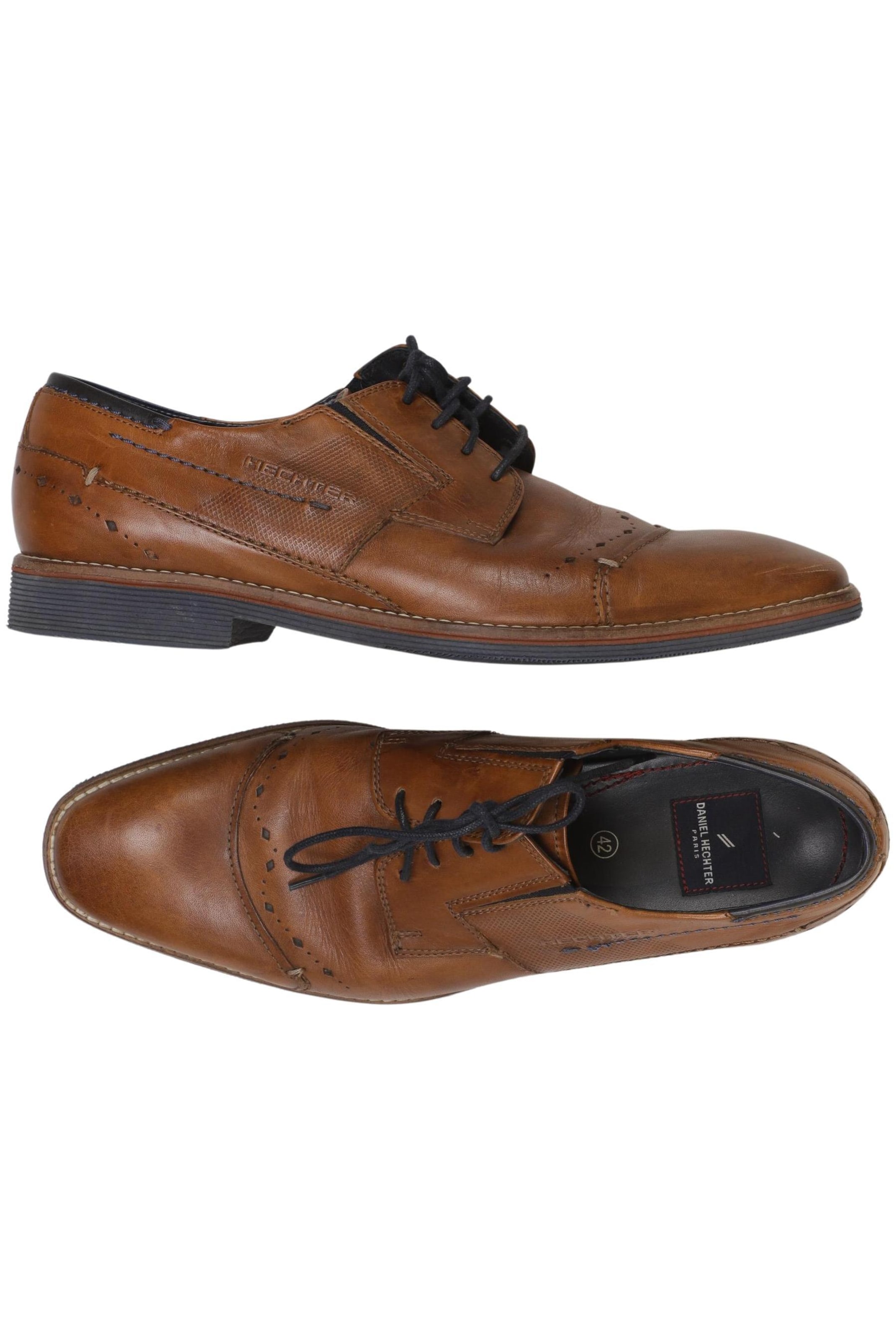 HECHTER PARIS Flats & Loafers in 42 in Brown: front