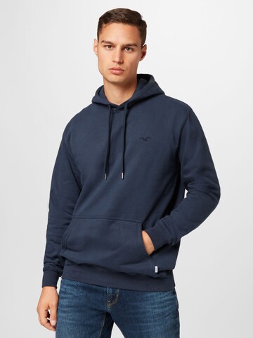 Cleptomanicx Sweatshirt 'Ligull' in Blau: Vorderseite
