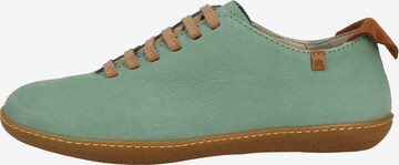 EL NATURALISTA Athletic Lace-Up Shoes in Green: front