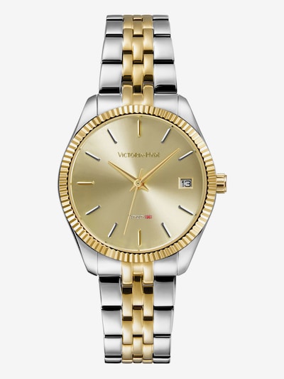 Victoria Hyde Montre à affichage analogique 'Rose' en or / argent, Vue avec produit