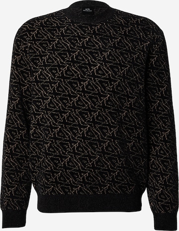 ARMANI EXCHANGEPulover - crna boja: prednji dio