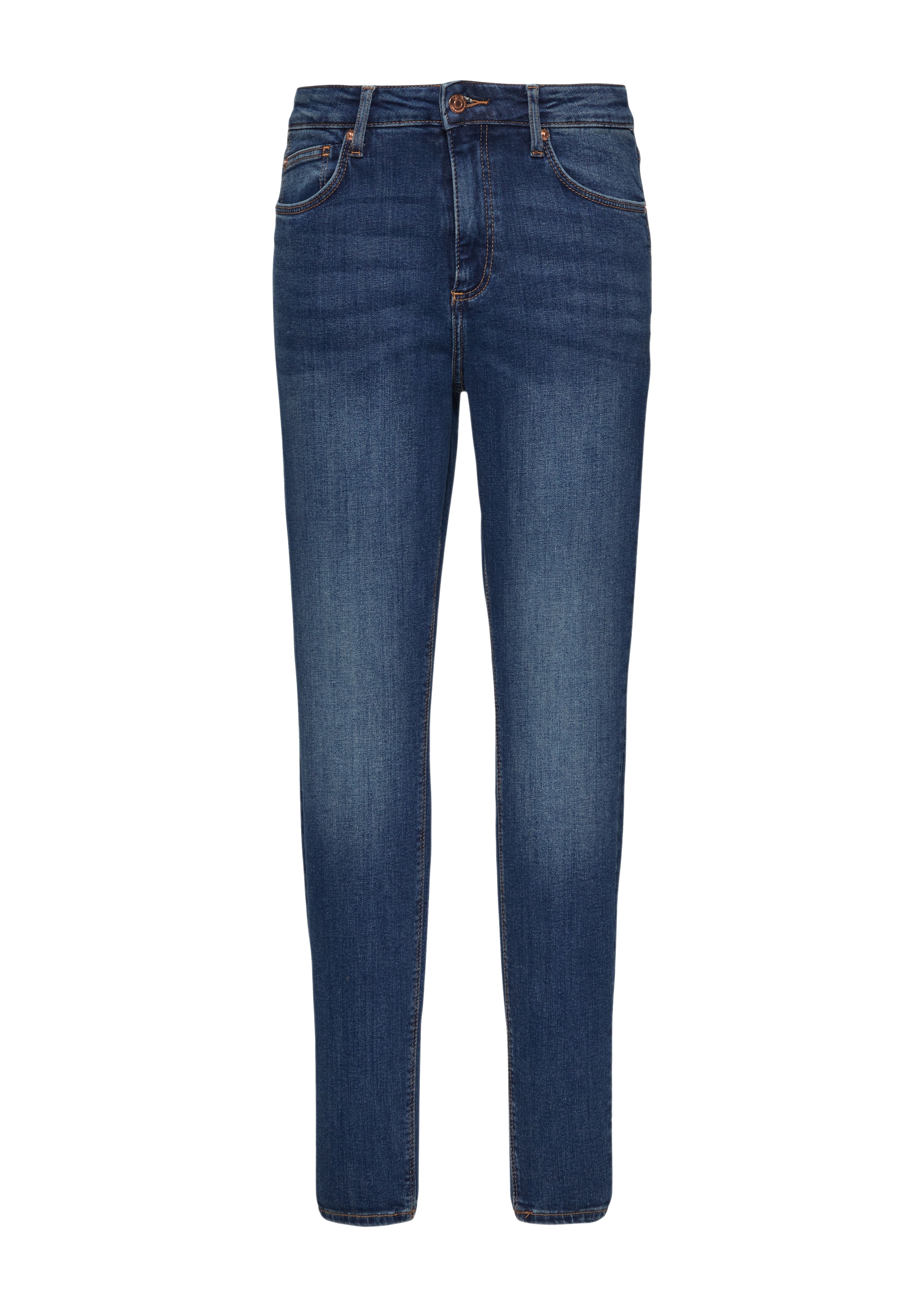 Skinny Jean 'Sadie' QS en bleu : devant