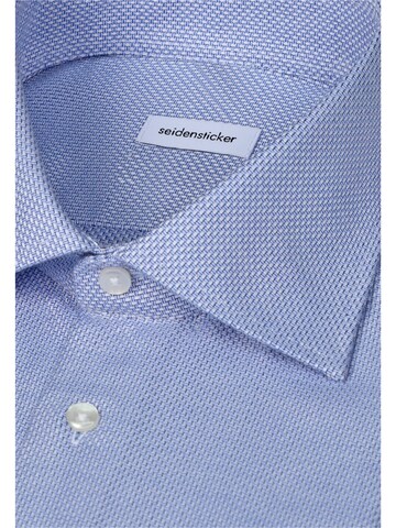 SEIDENSTICKER Slim fit Business shirt in Blue