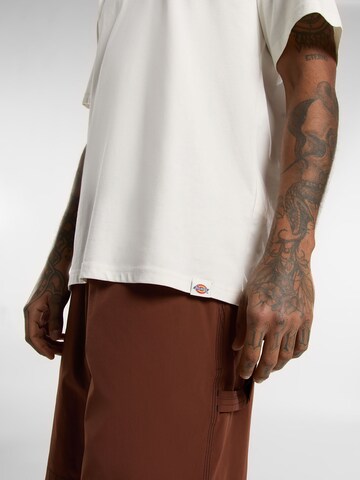 DICKIES Tričko – bílá