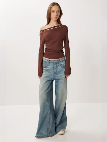 Happiness İstanbul - Blusa 'Blusen' em castanho