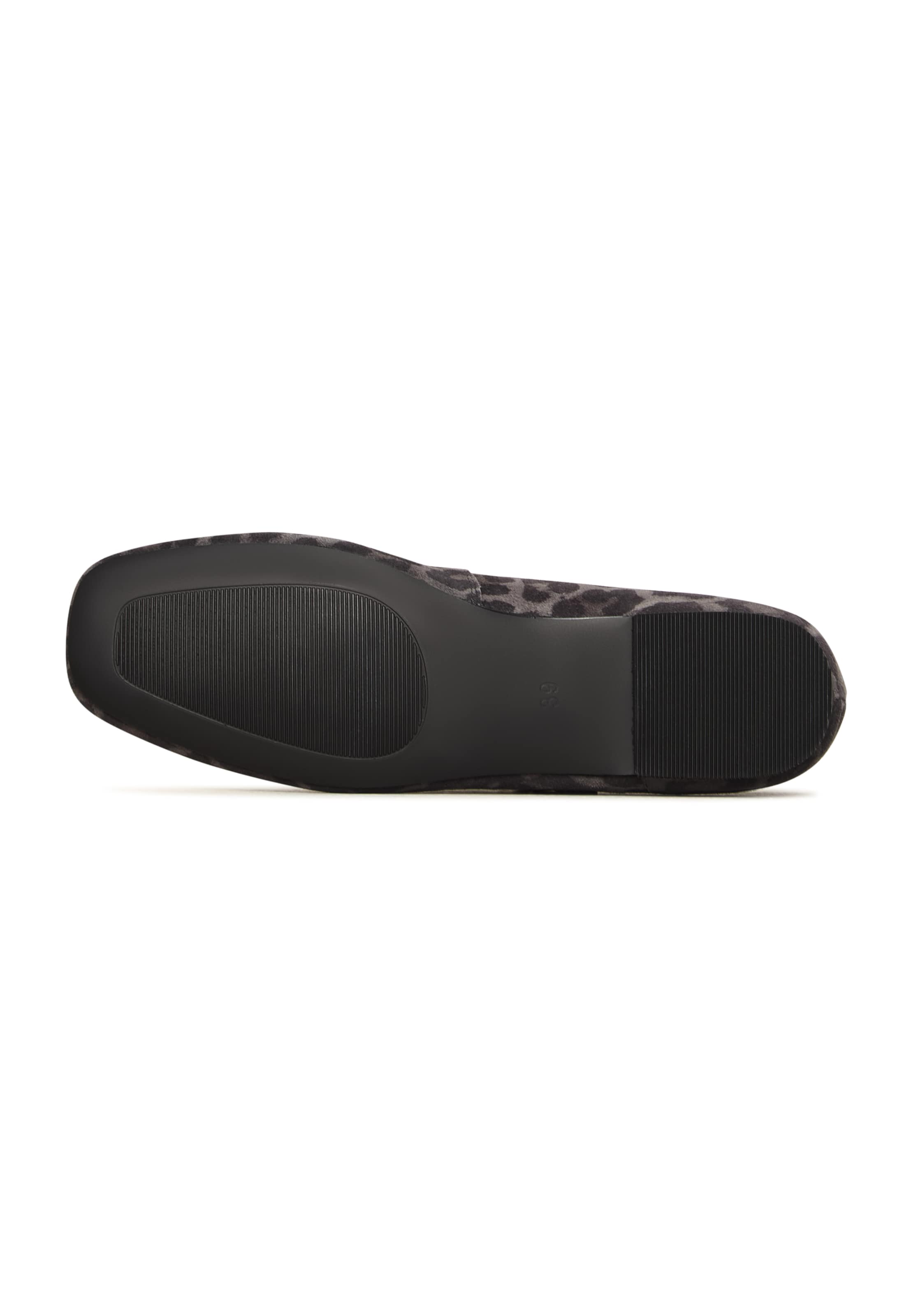 CESARE GASPARI Strap ballerina in Grey