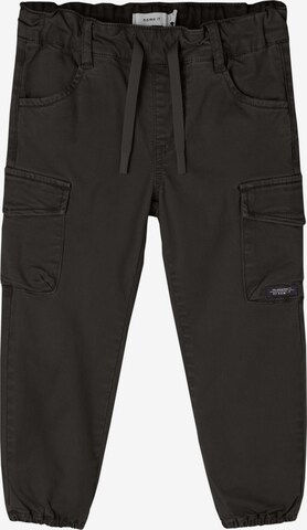 Effilé Pantalon 'Ben' NAME IT en noir : devant