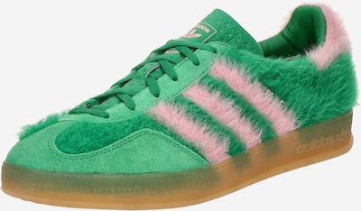 Sportbačiai be auliuko 'GAZELLE INDOOR' iš ADIDAS ORIGINALS, spalva – žalia / ryškiai rožinė spalva, Prekių apžvalga