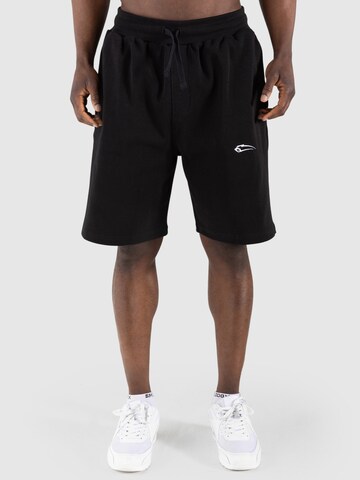 Smilodox Loosefit Shorts 'Billy' in Schwarz: Vorderseite