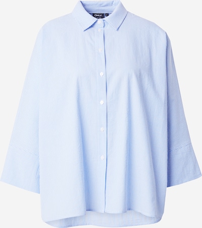 ONLY Bluse 'AUGUSTA' in hellblau / weiß, Produktansicht