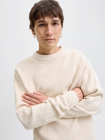 JACK & JONES Trui 'JJESoho Ollie' in Beige