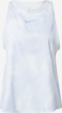 NIKE Sports Top in White: front