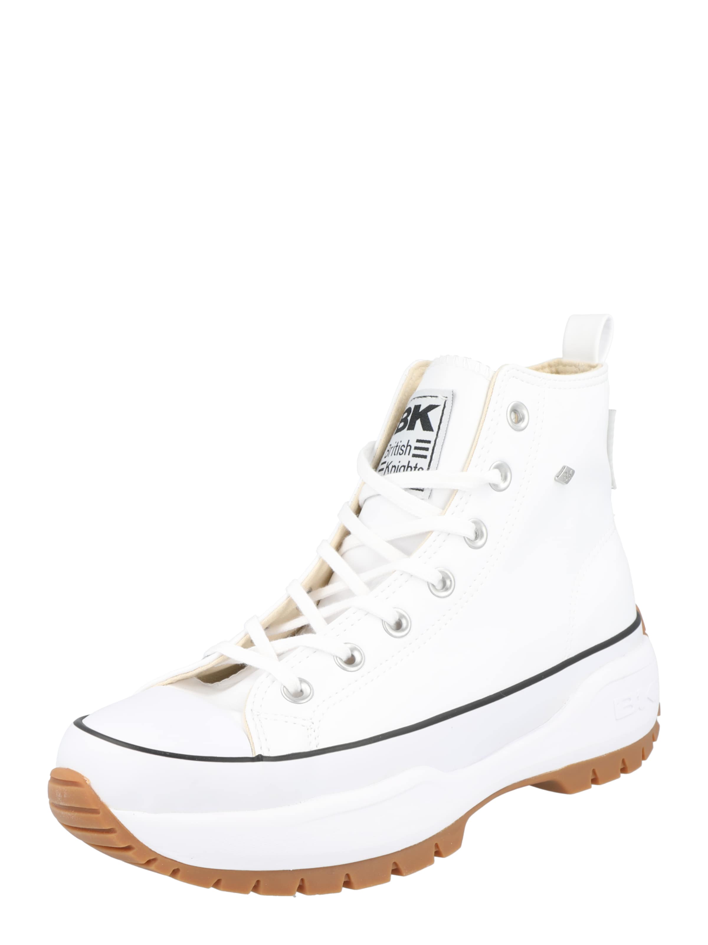 BRITISH KNIGHTS Sneaker high 'Kaya Fly' i hvid: forside