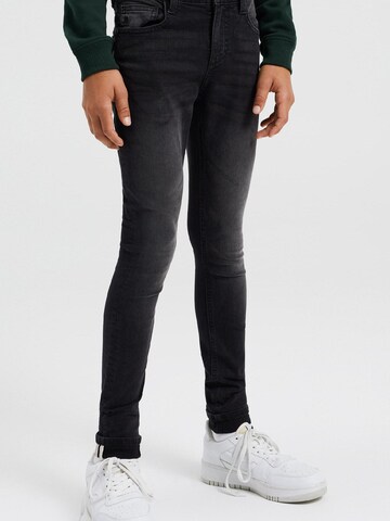 WE Fashion Skinny Jeans in Schwarz: predná strana