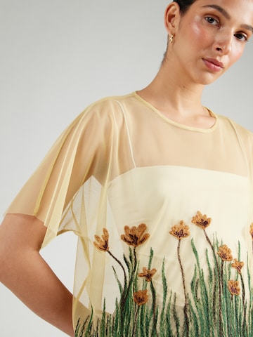MAX&Co. Shirt 'SPRINGBLOSSOM' in Geel