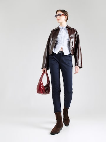 FREEMAN T. PORTER Slimfit Hose in Blau