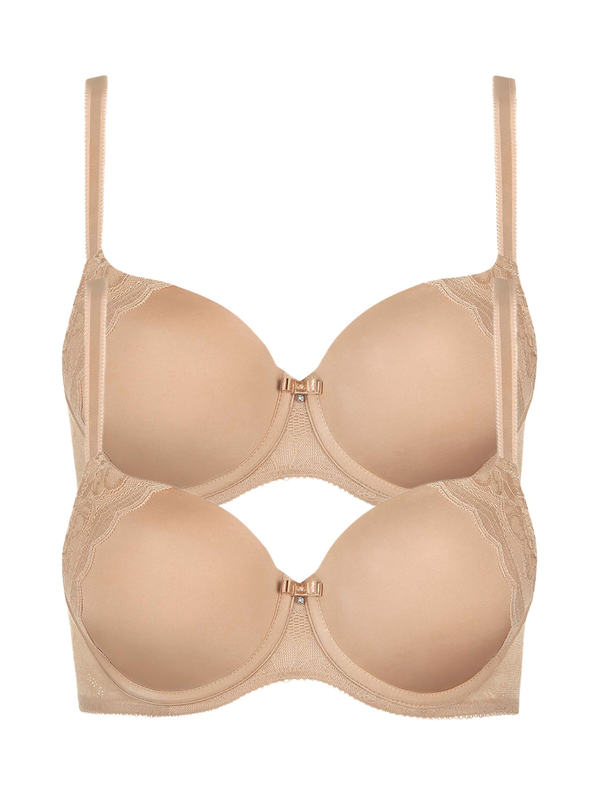 Lisca Classic Bra 'Evelyn' in Pink: front