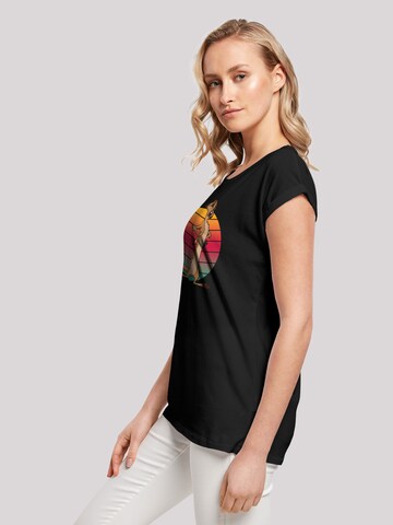 T-shirt 'Disney König der Löwen Timon Sunset' F4NT4STIC en noir