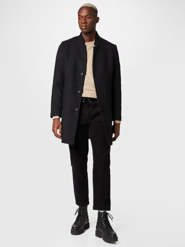 TOM TAILOR DENIM Between-Seasons Coat in Black