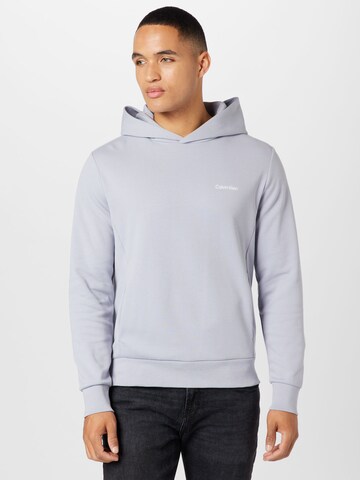 Sweat-shirt Calvin Klein en violet : devant