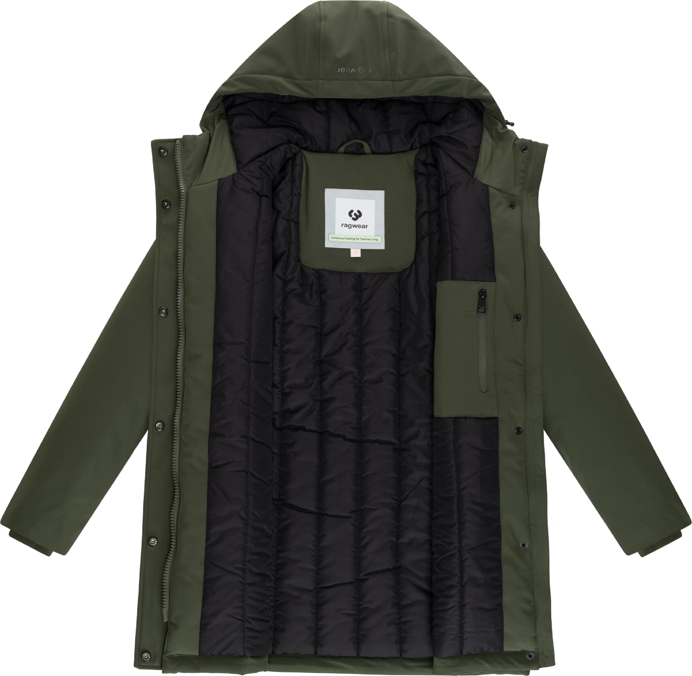 Ragwear Mantel 'Navanuti' in Grün