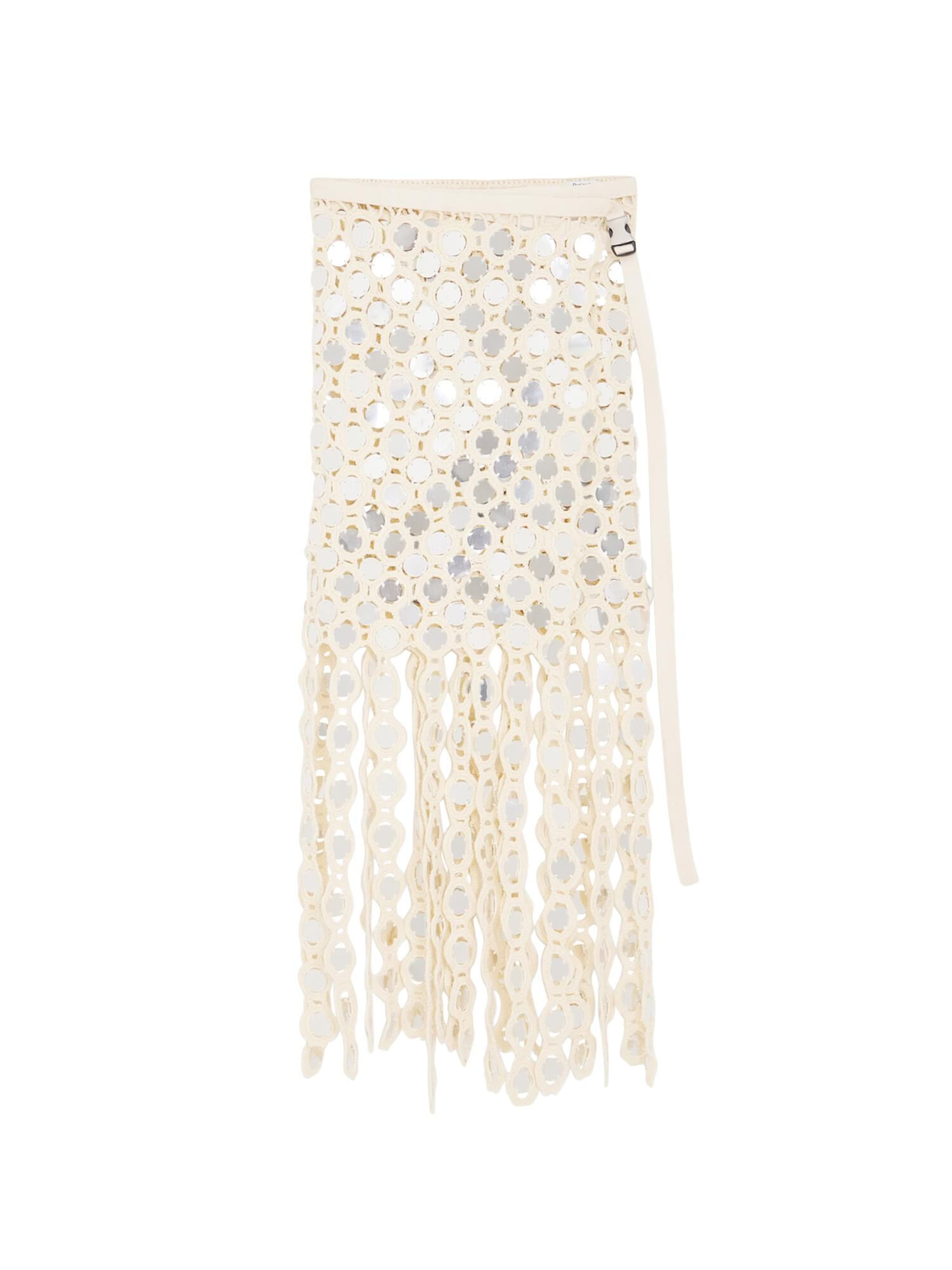 DesigualSuknja - bijela boja: prednji dio