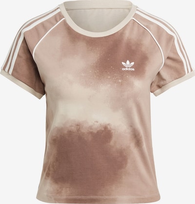 ADIDAS ORIGINALS T-shirt 'Colour Fade 3-Stripes' en beige / blanc cassé, Vue avec produit