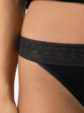Mey Thong 'Modal Lace' in Silver