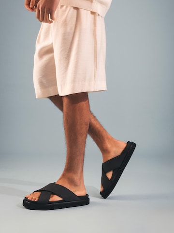 nae Vegan Shoes Sandály 'DAVU' – černá