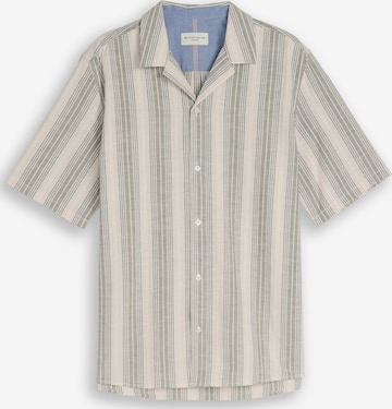 TOM TAILOR Button Up Shirt in Green: front