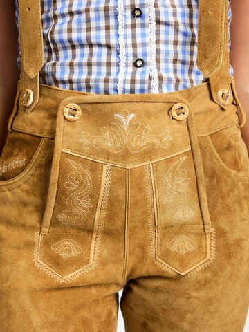 Steigenhöfer Regular Traditional Pants 'Clara' in Brown
