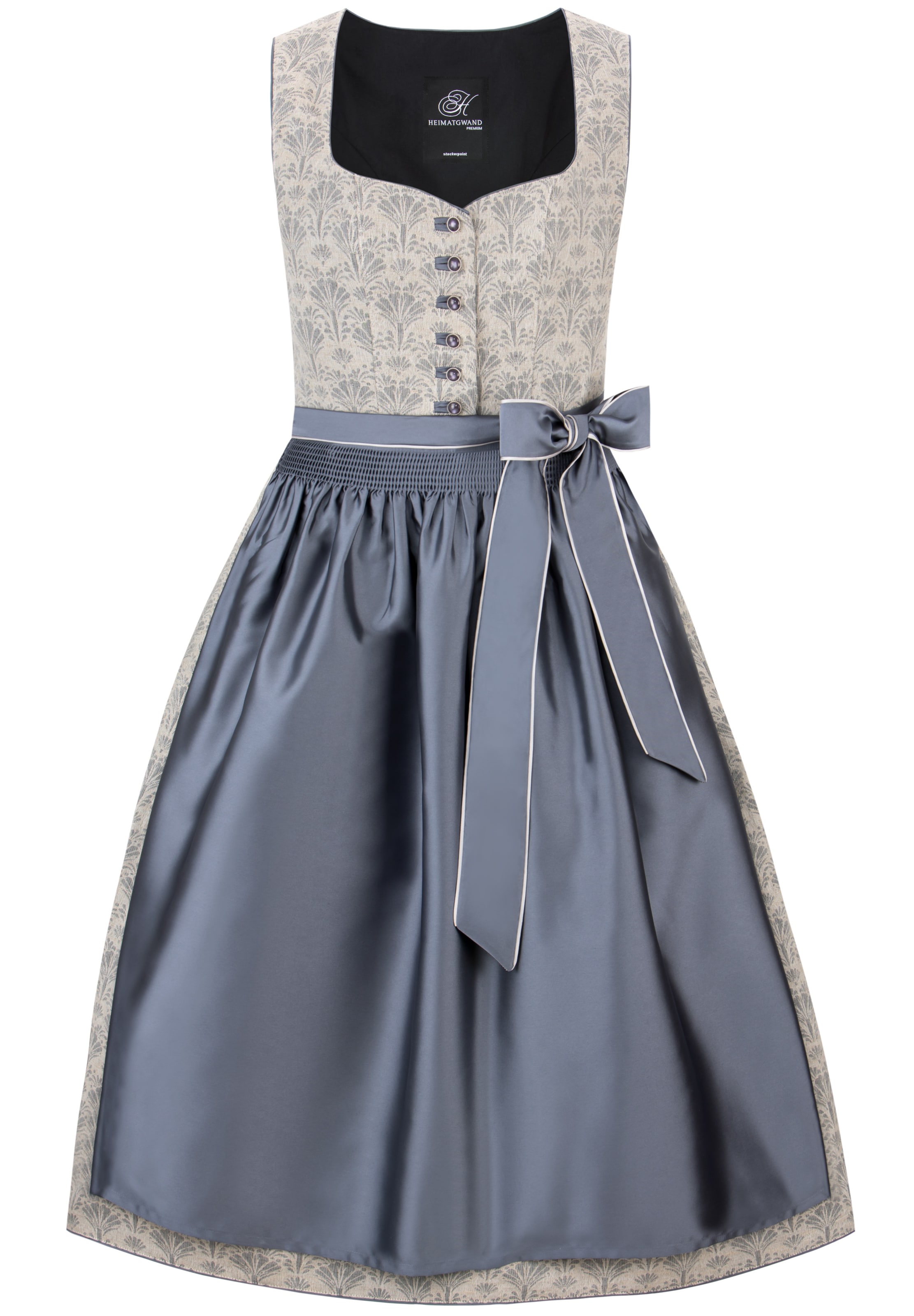 STOCKERPOINT Dirndl in Blauw: voorkant
