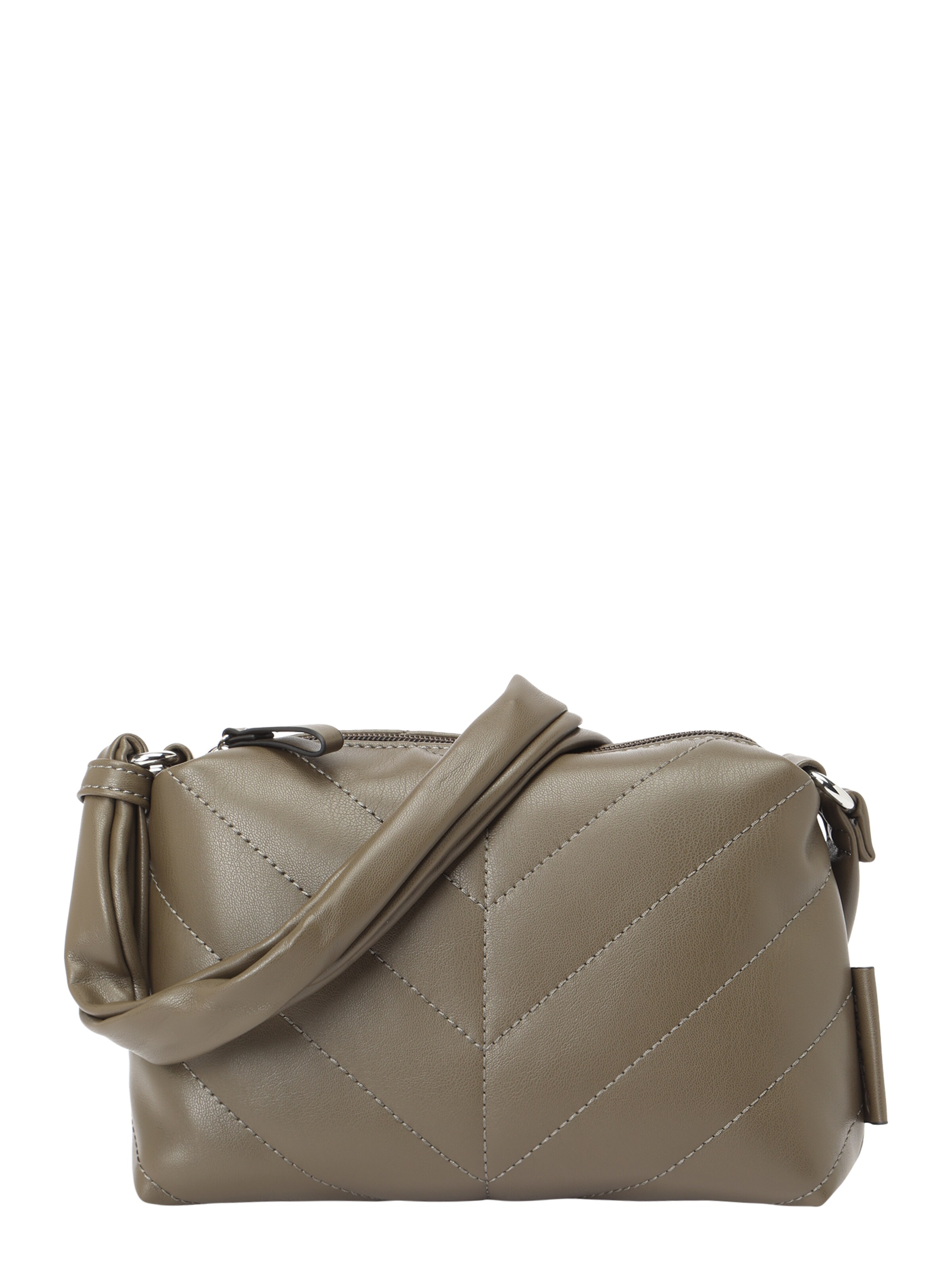 TOM TAILOR Crossbody Bag 'Cate' in Green: front