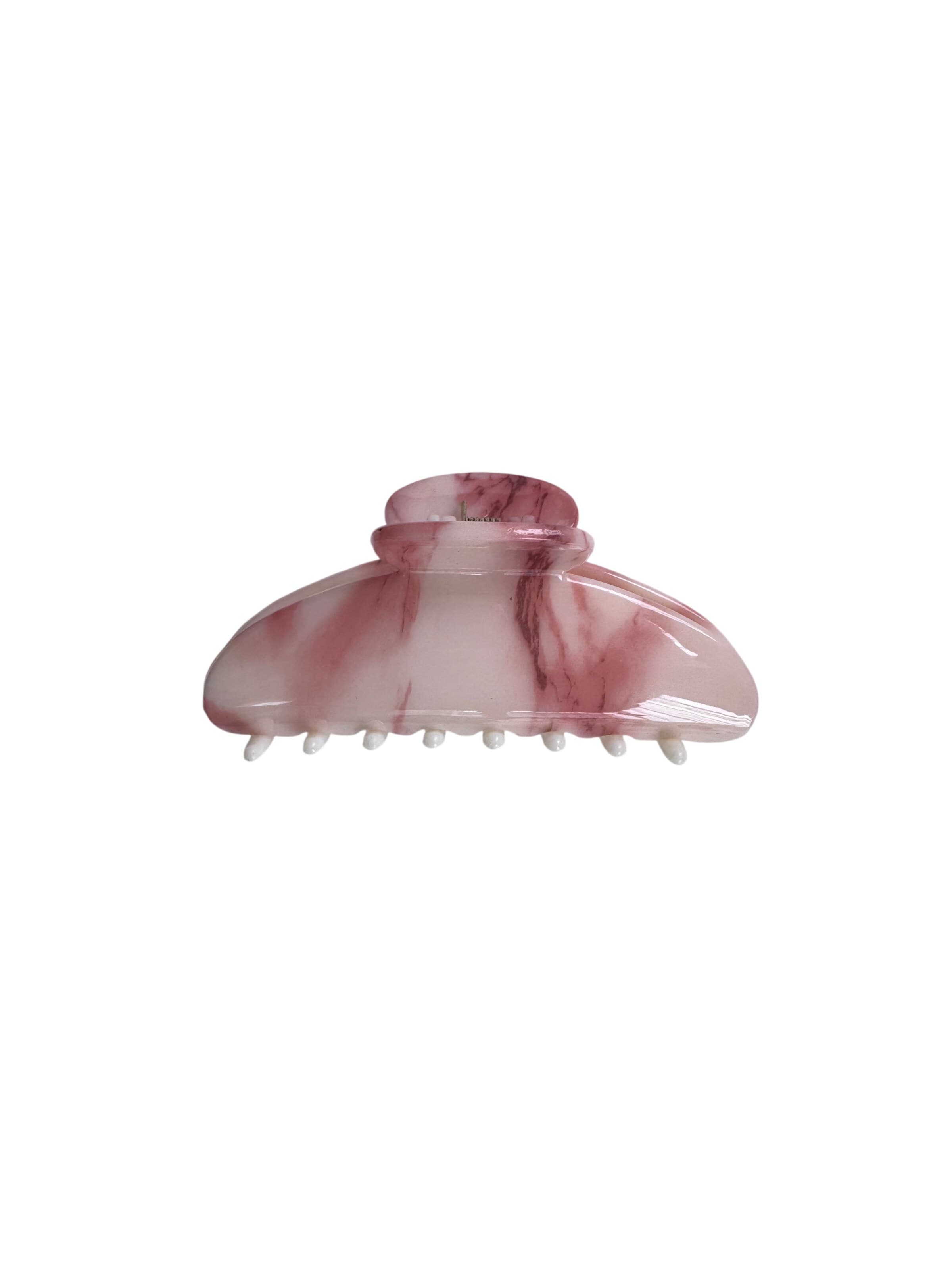 Good to Blue Hair jewelry 'Elegante Swoosh-Haarklammern' in Pink: front
