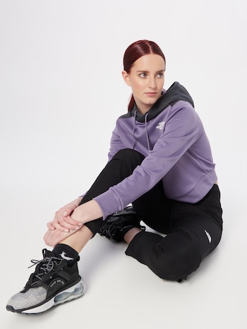 THE NORTH FACE - Sweatshirt de desporto em roxo