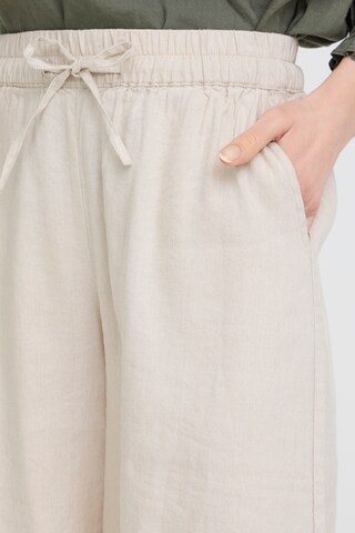 Pulz Regular Broek 'Pzluca' in Wit