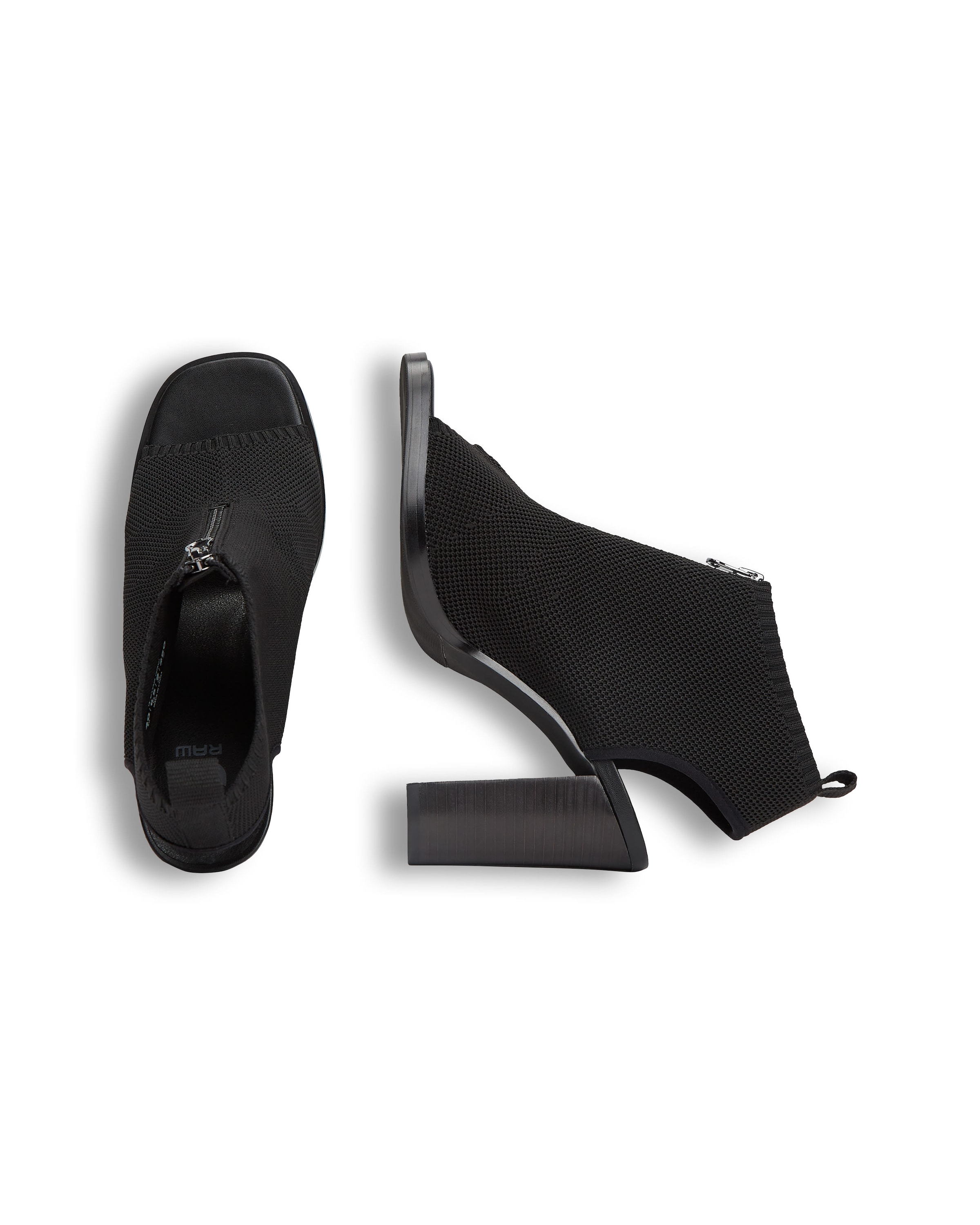 G-STAR Sandaal 'Panzer Knit Heels' in Zwart