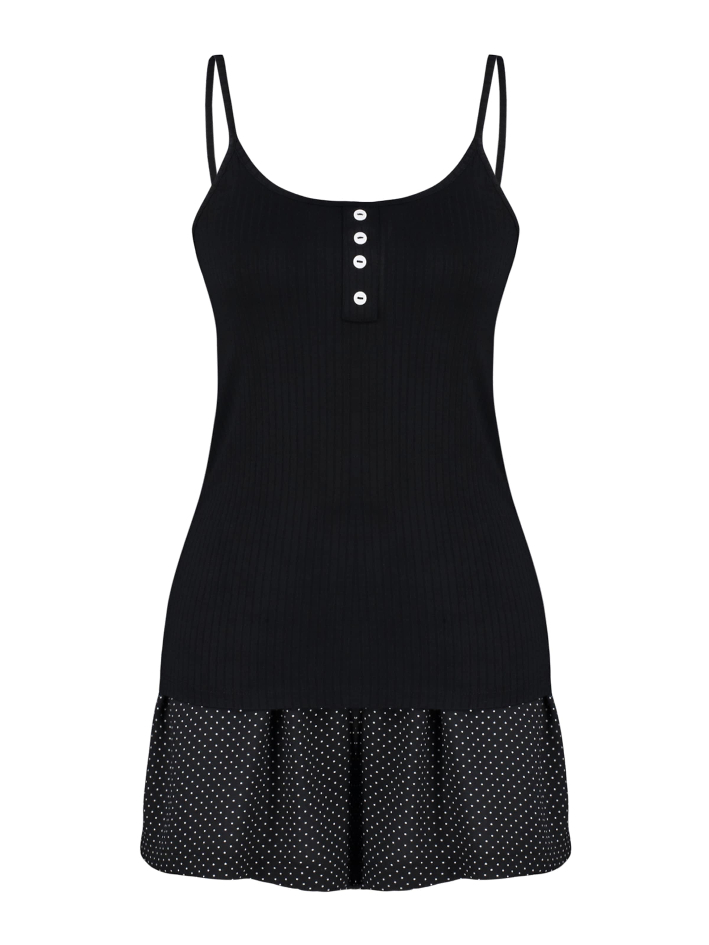 Shorty di Trendyol in nero: frontale