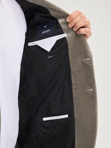 JOOP! Slim fit Colbert 'Horace-Velvet' in Grijs